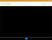 Tablet Screenshot of guyjonesmusic.com
